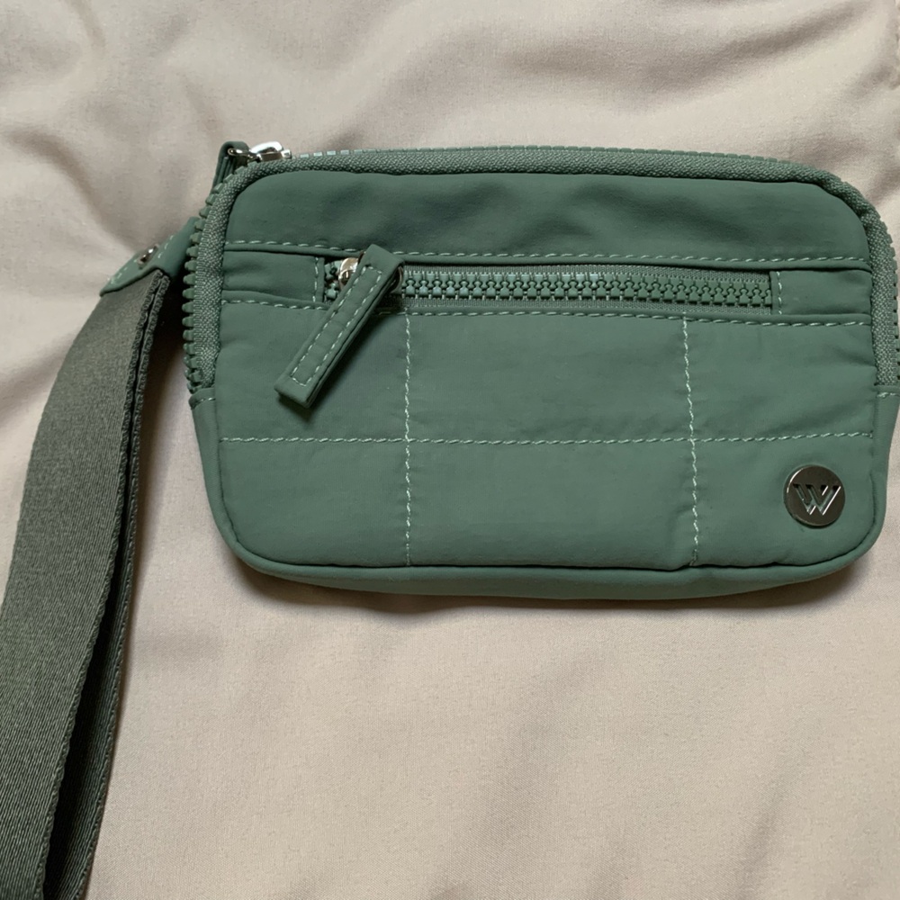 Green Wristlet with Logo